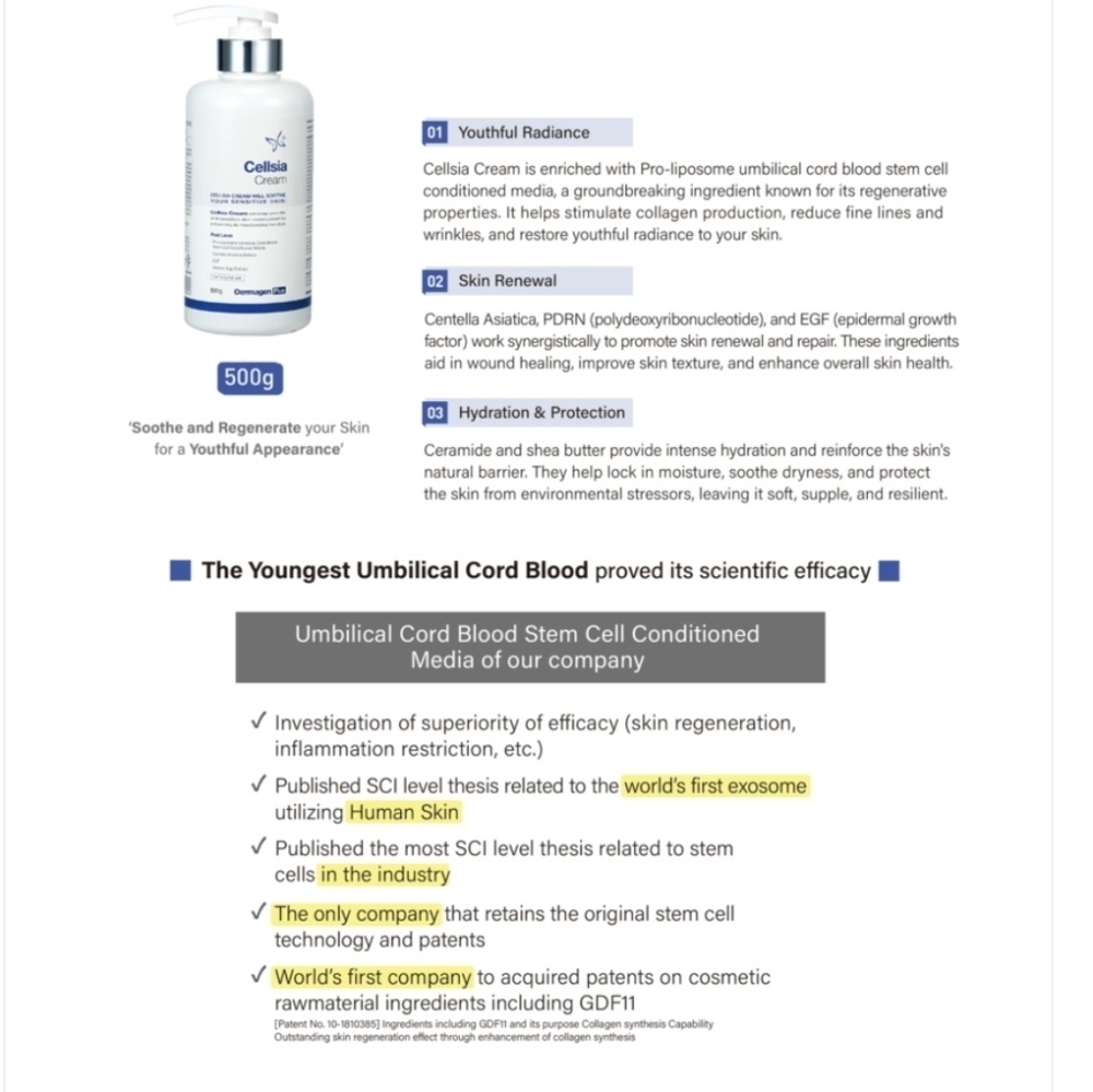 Cellsia Cream by Dermagen Plus 500g - Picture 3 of 3